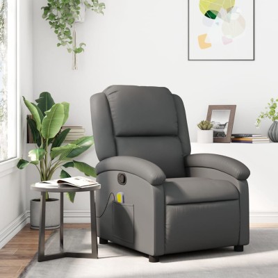 Reclining massage chair,...
