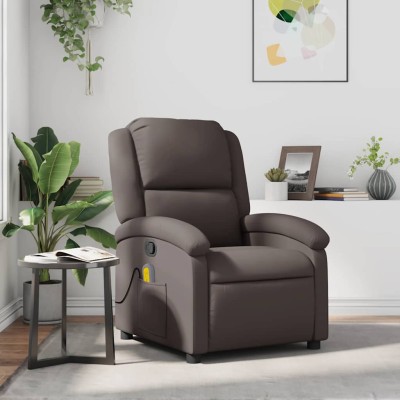 Reclining massage chair,...