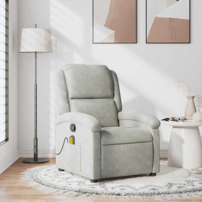 Reclining massage chair,...