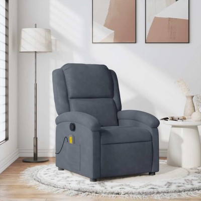Reclining massage chair,...