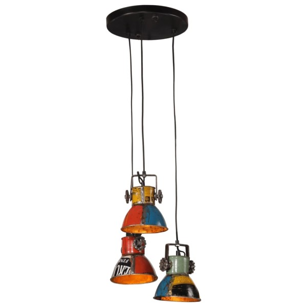 Suspended luminaire in different colors, 30x30x100cm, 25W, E27