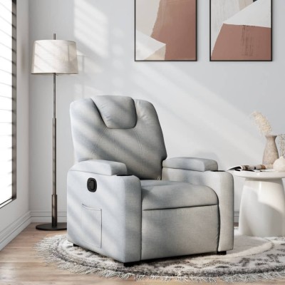 Reclining chair, light gray...