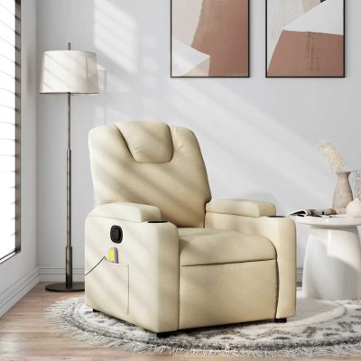 Reclining massage chair,...