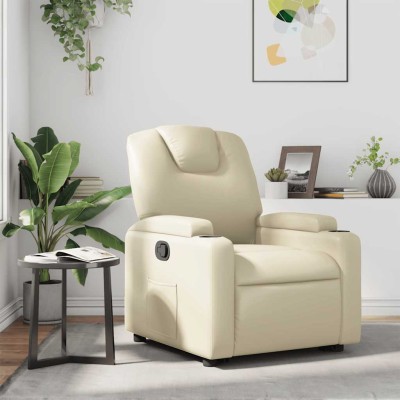 Reclining chair, cream...