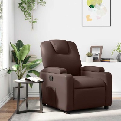 Reclining chair, brown...