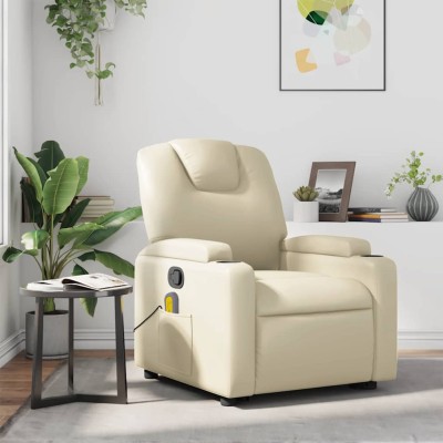 Reclining massage chair,...