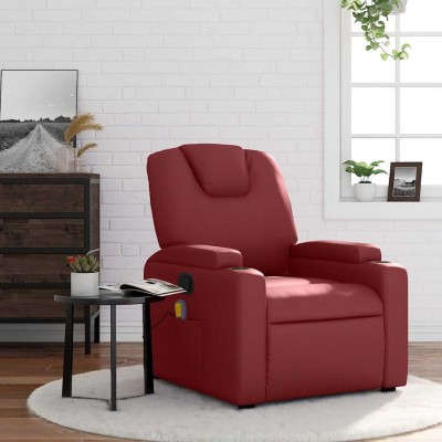Reclining massage chair,...