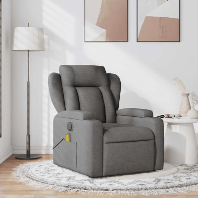 Reclining massage chair,...