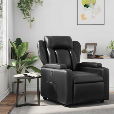 Reclining chair, black,...