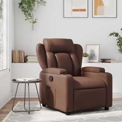 Reclining chair, brown...