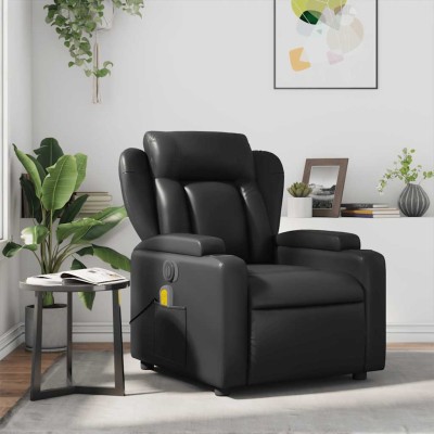 Reclining massage chair,...