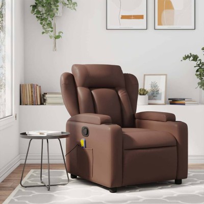 Reclining massage chair,...