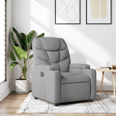 Reclining chair, light gray...