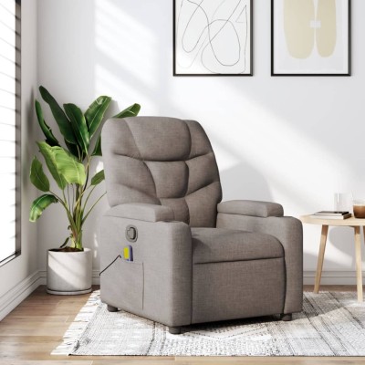 Reclining massage chair,...