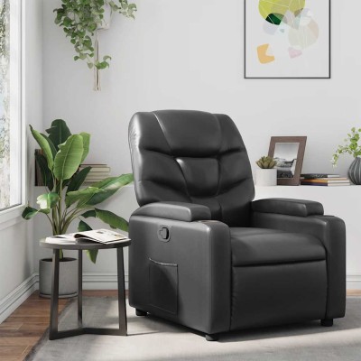Reclining chair, black,...