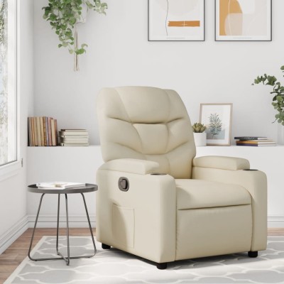 Reclining chair, cream...