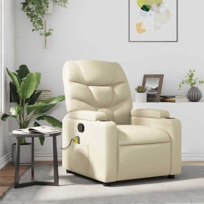 Reclining massage chair,...