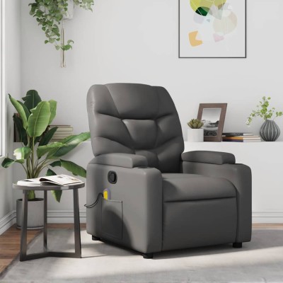 Reclining massage chair,...