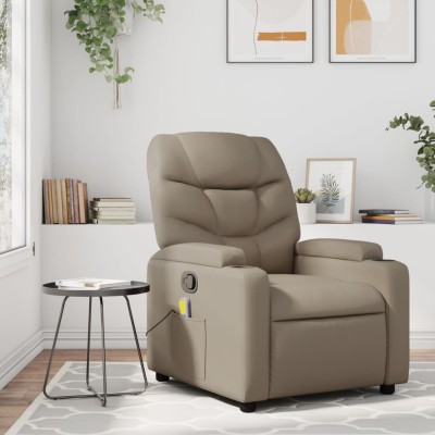 Reclining massage chair,...