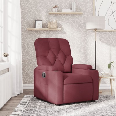 Reclining chair, red wine...
