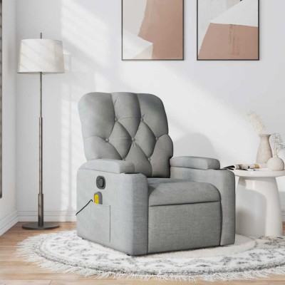 Reclining massage chair,...