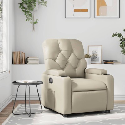 Reclining chair, cream...