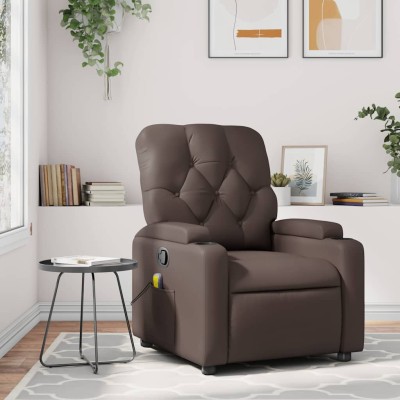 Reclining massage chair,...