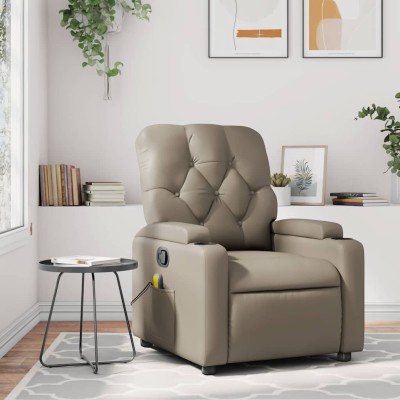 Reclining massage chair,...