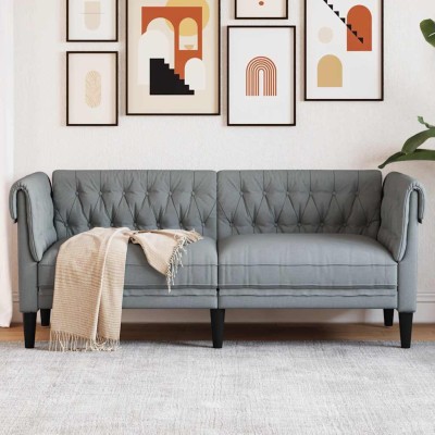 Double chesterfield sofa,...