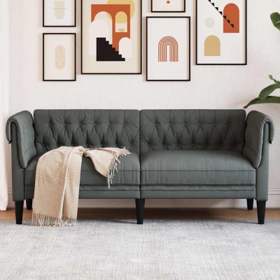 Double chesterfield sofa,...