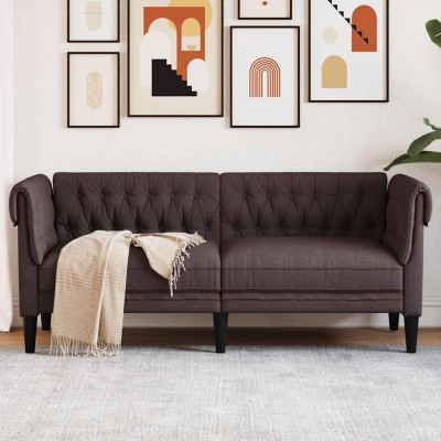 Double chesterfield sofa,...