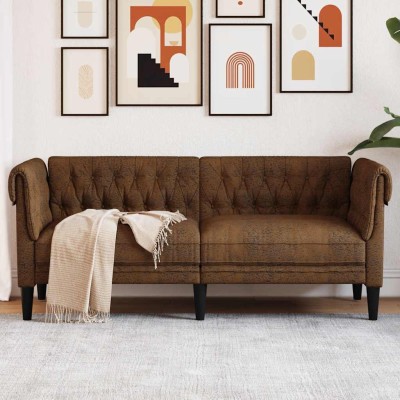 Double chesterfield sofa,...