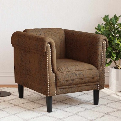 Sofa chair, brown color,...
