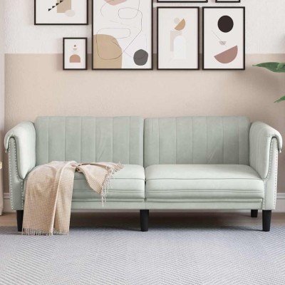 Double sofa, light gray,...