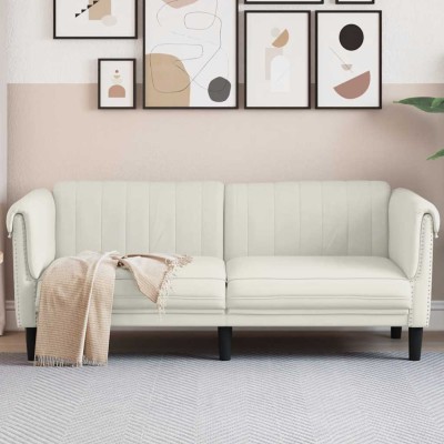 Dvivietė sofa, kreminės...