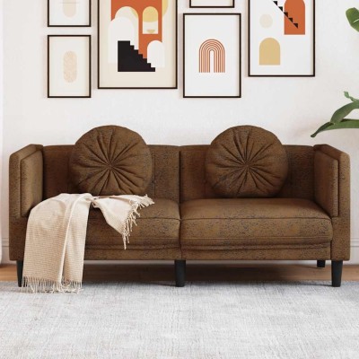 Double sofa with cushions,...