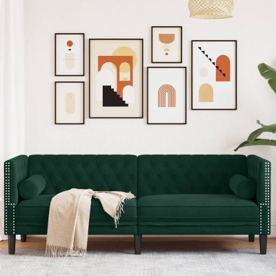 Trivietė chesterfield sofa...