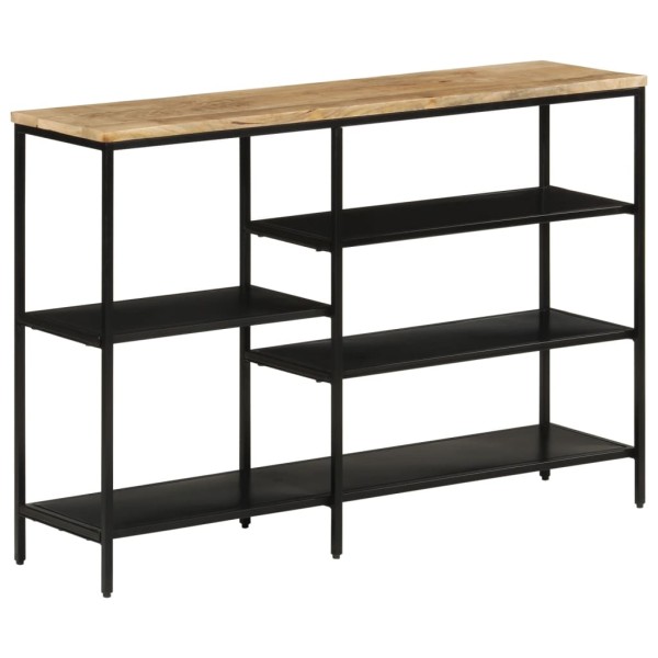 Console table, 110x30x75cm, solid mango and iron