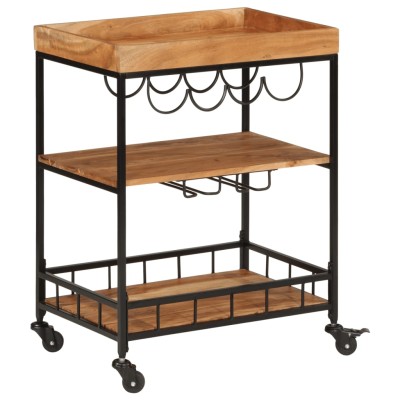 Bar cart, 60x40x80cm, solid...