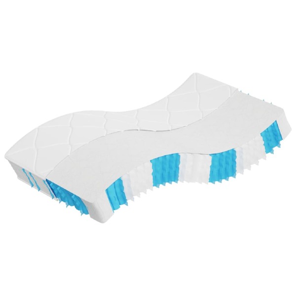 Pocket spring mattress, 100x200cm, medium/hard