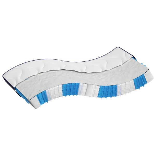 Pocket spring mattress, 100x200cm, medium/hard