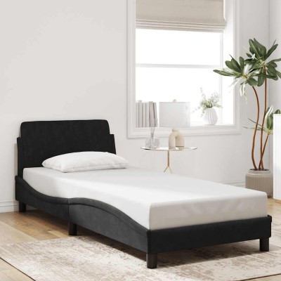 Bed frame with headboard,...
