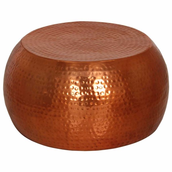 Coffee table, brass color, 55x28cm, aluminum