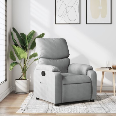 Reclining chair, light gray...