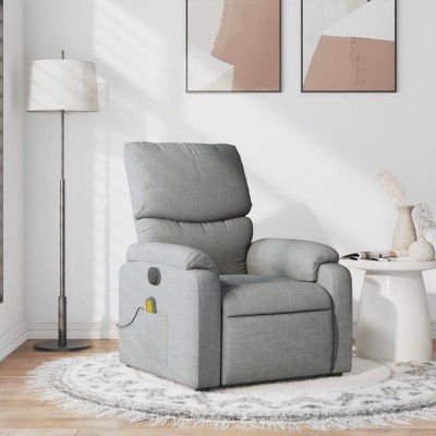Reclining massage chair,...