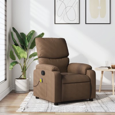 Reclining massage chair,...