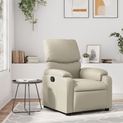 Reclining chair, cream...
