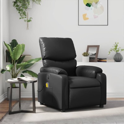 Reclining massage chair,...