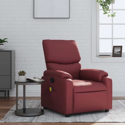 Reclining massage chair,...