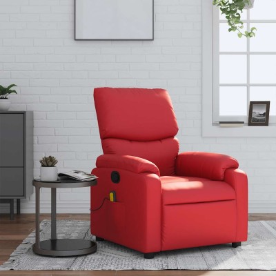 Reclining massage chair,...